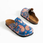 Bunte Damen-Clogs mit Fußbett