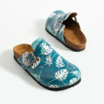 Bunte Damen-Clogs mit Fußbett