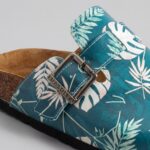 Bunte Damen-Clogs mit Fußbett