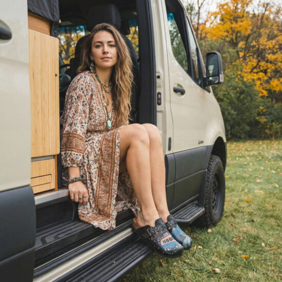 Bunte Damen-Clogs mit Fußbett Damen-Berufsclogs mit Fußbett Bunte Clogs für Damen 2
