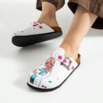 Damen-Clogs mit Fußbett für Tierarztpraxis