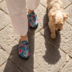 Bunte Damen-Clogs mit Fußbett