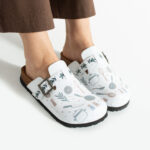 Bunte Damen-Clogs mit Fußbett Damen-Berufsclogs mit Fußbett Bunte Clogs für Damen