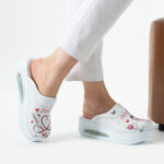 Damen Lederclogs für Pflegeberufe mit Plateausohle – Muster Doctor — 3