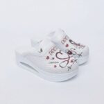 Damen Lederclogs für Pflegeberufe mit Plateausohle – Muster Doctor — 6
