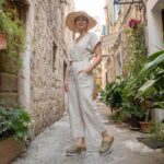 Clogs Schuhe für Damen aus grünem Leder