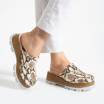 Damen Imara Python Natural от Естествена кожа
