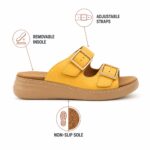 Damen Malia Mustard от Естествена кожа