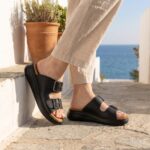 Damen Malia Black от Естествена кожа