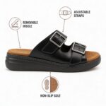 Damen Malia Black от Естествена кожа