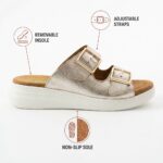 Damen Malia Platinum от Естествена кожа