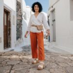 Damen-Sandalen aus Leder mit Wechselfußbett und Klettverschluss - Draufsicht