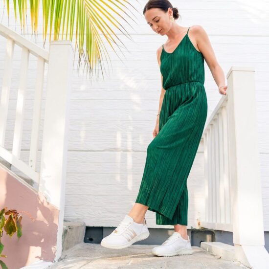 Barfußschuhe für Damen mit breiter Zehenbox - Бял Златист