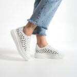 Damen-Sneaker Timeless Breeze Whit от Естествена кожа