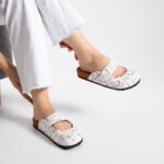 Bunte Damen-Clogs mit Fußbett — 4
