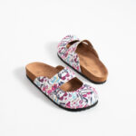 Bunte Damen-Clogs mit Fußbett — 6