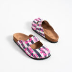 Bunte Damen-Clogs mit Fußbett — 6