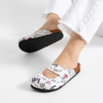 Bunte Damen-Clogs mit Fußbett — 5