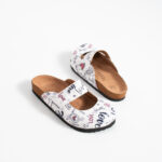 Bunte Damen-Clogs mit Fußbett — 6