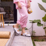 Bunte Damen-Clogs mit Fußbett — 8