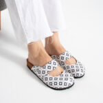 Bunte Damen-Clogs mit Fußbett