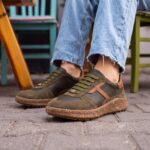 Barfußschuhe für Damen aus echtem Leder mit breiter Zehenbox — 10