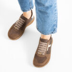 Barfußschuhe für Damen aus echtem Leder mit breiter Zehenbox — 3