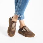 Barfußschuhe für Damen aus echtem Leder mit breiter Zehenbox — 4