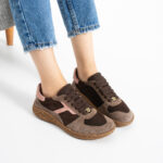 Barfußschuhe für Damen aus echtem Leder mit breiter Zehenbox