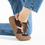 Barfußschuhe für Damen aus echtem Leder mit breiter Zehenbox — 5