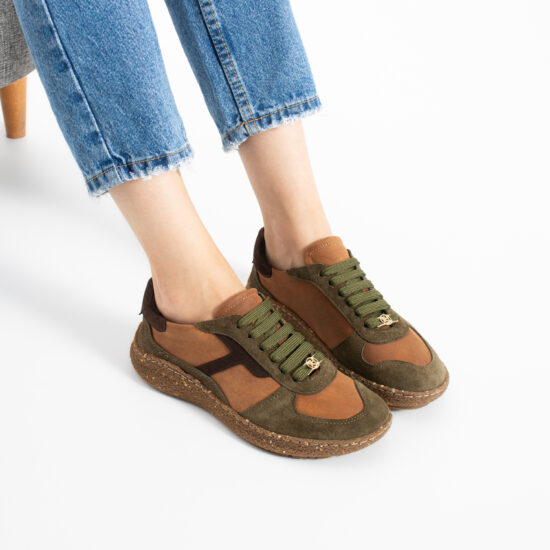 Barfußschuhe für Damen aus echtem Leder mit breiter Zehenbox