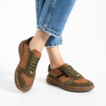 Barfußschuhe für Damen aus echtem Leder mit breiter Zehenbox — 4