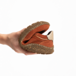 Barfußschuhe für Damen aus Veloursleder mit breiter Zehenbox - Detail