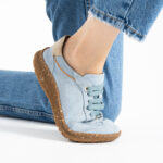 TSL Barefoot Icon Sky - Blau - Wildleder