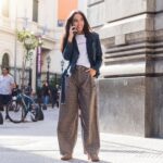 Barfußschuhe für Damen aus Veloursleder mit breiter Zehenbox - Бежов