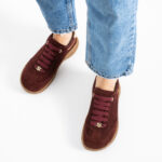 Damen TSL Barefoot Icon Bordeaux от Естествен велур