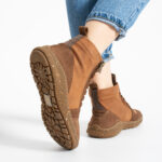 TSL Barefoot North Caramel - Braun - Nubukleder