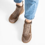 Damen-Stiefeletten und Boots - TSL Barefoot North Taupe