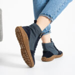 TSL Barefoot North Ocean - Blau - Nubukleder
