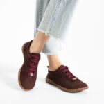 Barfußschuhe für Damen aus echtem Leder mit breiter Zehenbox - Естествена кожа