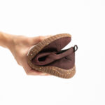 Barfußschuhe für Damen aus echtem Leder mit breiter Zehenbox