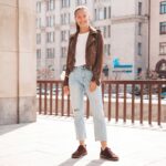 Damen TSL Barefoot Zero Bordeaux от Естествена кожа