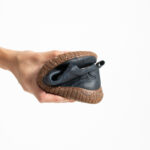 Barfußschuhe für Damen aus echtem Leder mit breiter Zehenbox - Detail
