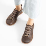 Damen TSL Barefoot Zero Cocoa от Естествена кожа