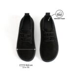 Bequeme Damenschuhe aus echtem Veloursleder mit Memory Foam - Seitenansicht