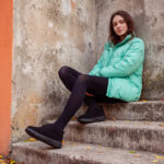 Bequeme Damenschuhe aus echtem Veloursleder mit Memory Foam