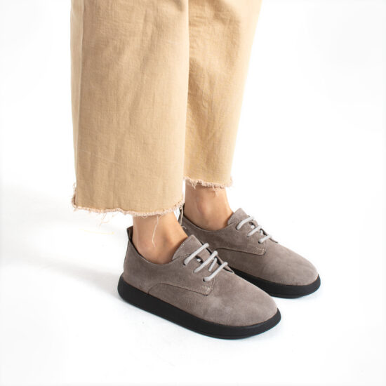 Bequeme Damenschuhe aus echtem Veloursleder mit Memory Foam