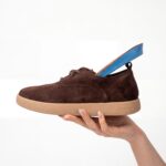 Bequeme Damenschuhe aus echtem Veloursleder mit Memory Foam - Detail