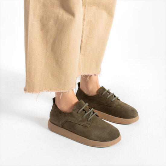 Bequeme Damenschuhe aus echtem Veloursleder mit Memory Foam