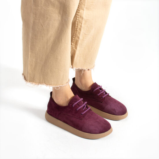 Bequeme Damenschuhe aus echtem Veloursleder mit Memory Foam